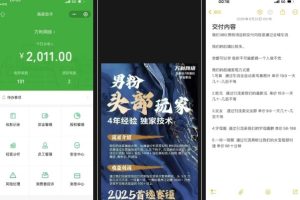 外面收费980全新男粉变现项目,竞争小,利润高,多种方式变现,独家技术
